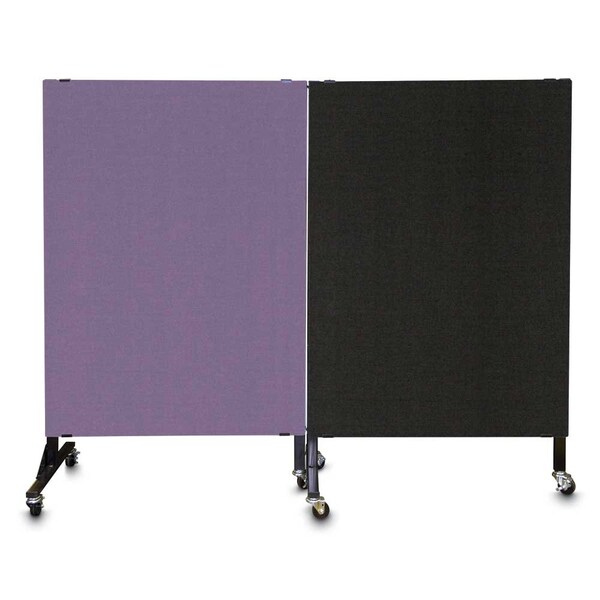 Enclosed Corkboard, 1 Door, 72"x48", 4" Fra